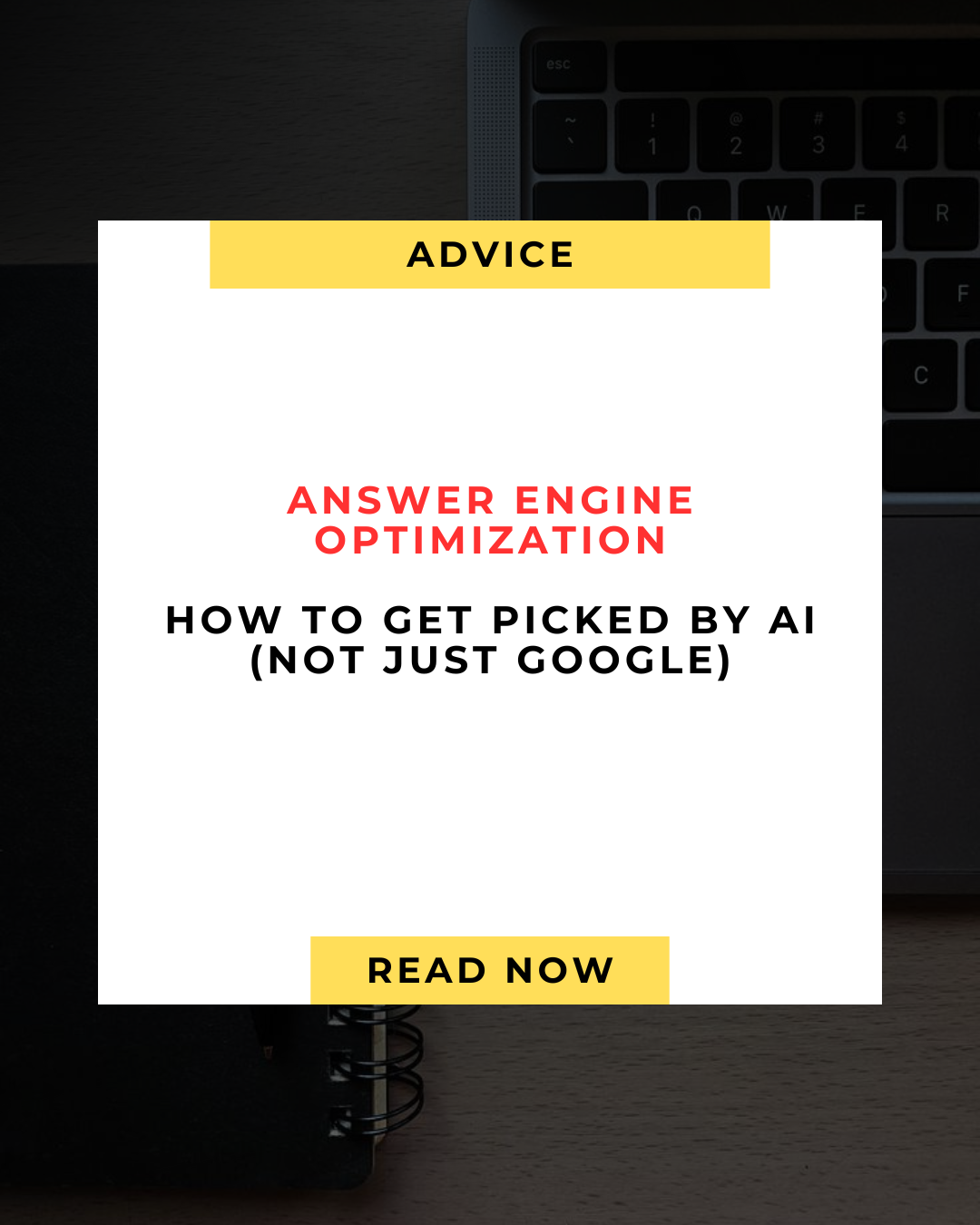 🤖 Answer Engine Optimization: How to Get Picked by AI (Not Just Google)